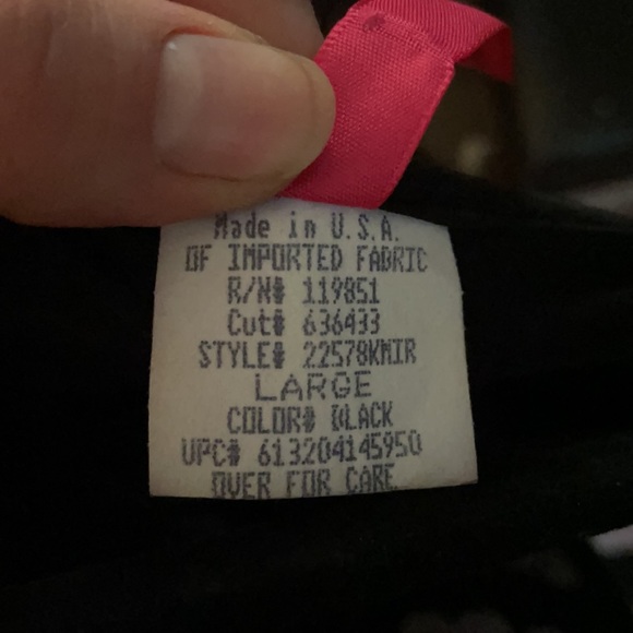 Black blouse with sheer sleeves - Picture 5 of 5